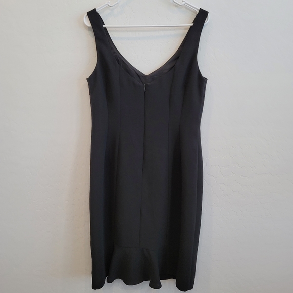 S.L. Fashions Black Sleeveless Dress Size 10 - Picture 8 of 15